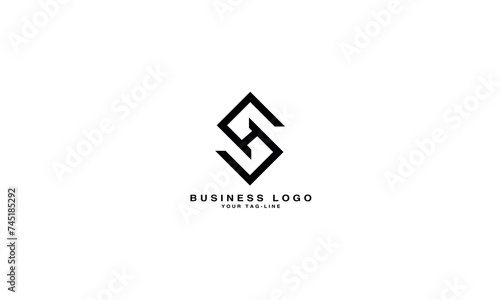 HS, SH, H, S, Abstract Letters Logo Monogram