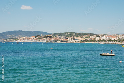 The beach in Cannes