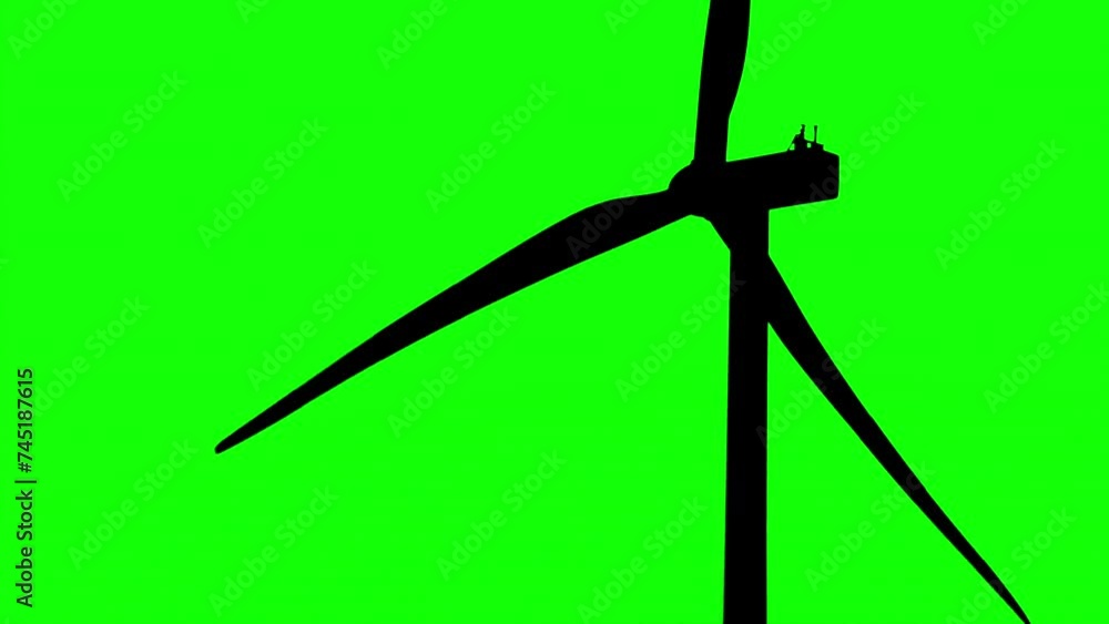 windmill generator green screen windmill generator green screen
