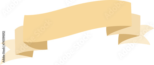 Simple yellow blank ribbon banner vector art. Set of vintage ribbon banner illustrations. Blank title ribbon vector art. Set hand drawn doodle blank title clip art. Simple title bow vector clip art.