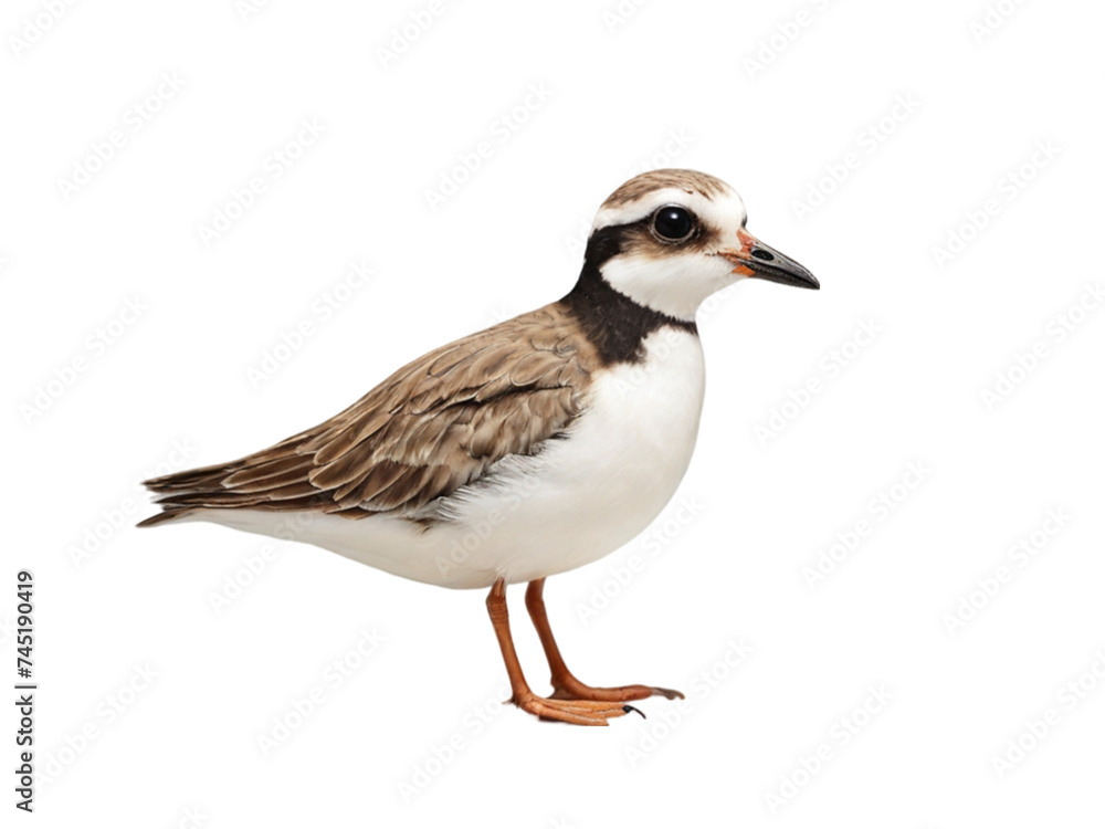 Plover on transparent background Plover on transparent background