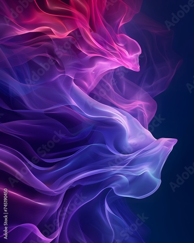 Abstract background that looks like colorful smoke. Convey feelings of fun, cheerfulness, creativity, peace, mystery, change. Energy flows, gatherings, technology, digital and virtual worlds, festival