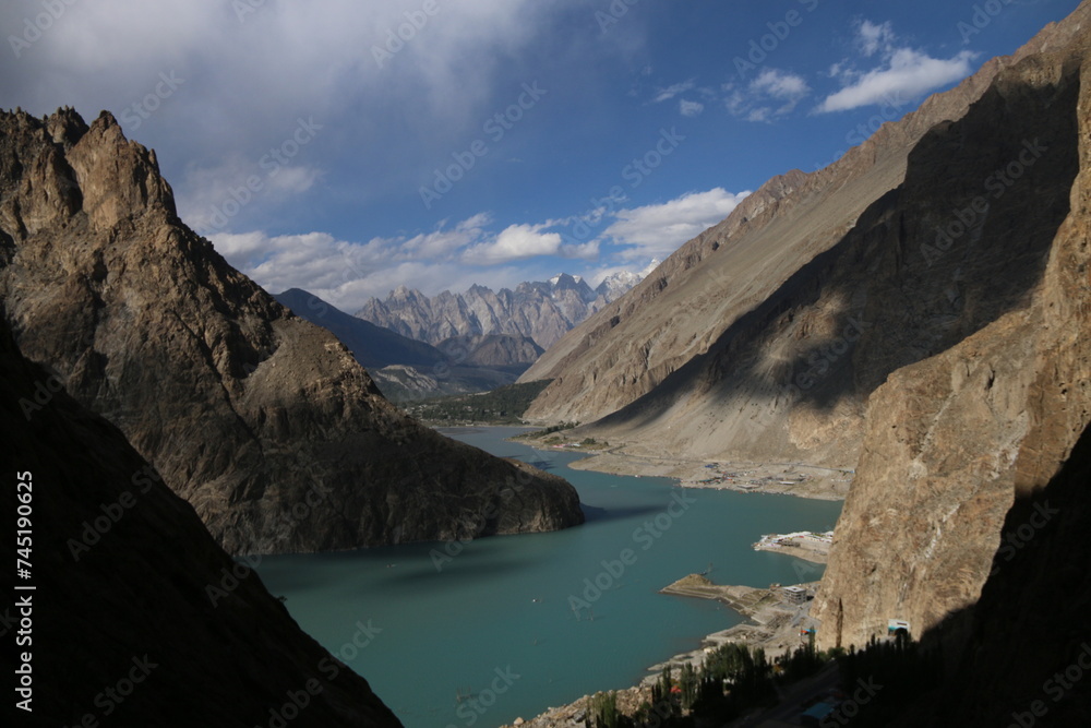 Attabad lake Hunza pakistan.