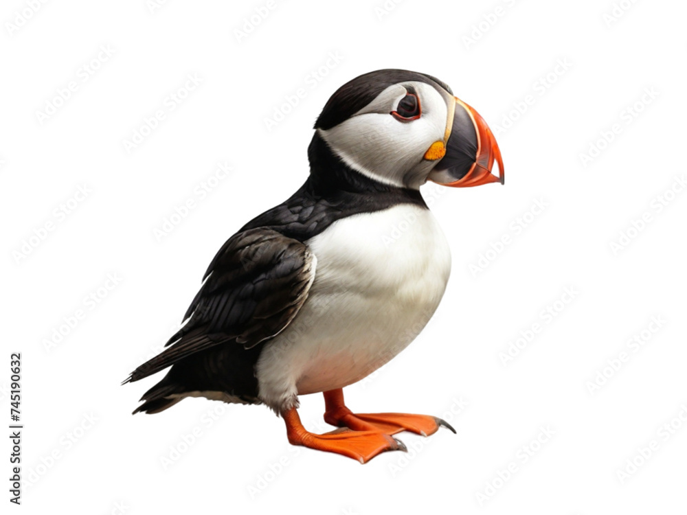 Puffin on transparent background Puffin on transparent background