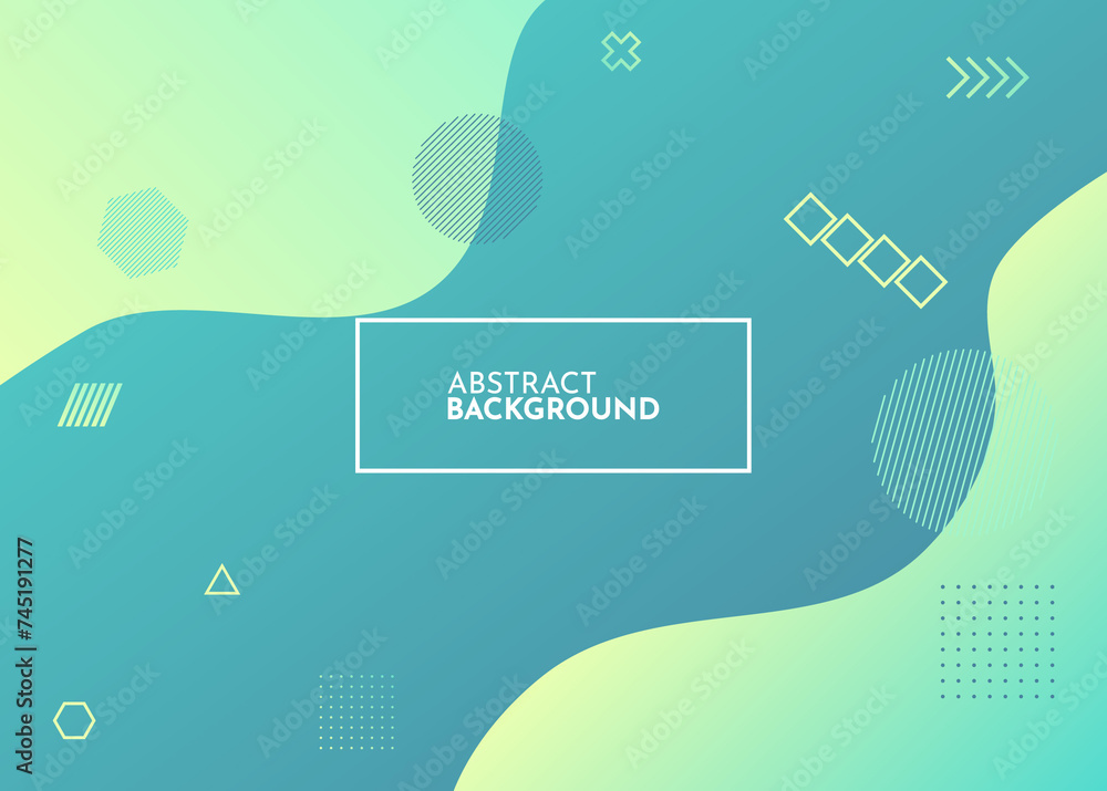 Colorful element design in modern style. Flat presentation template on white backdrop with shadows. Trendy poster for web background design.