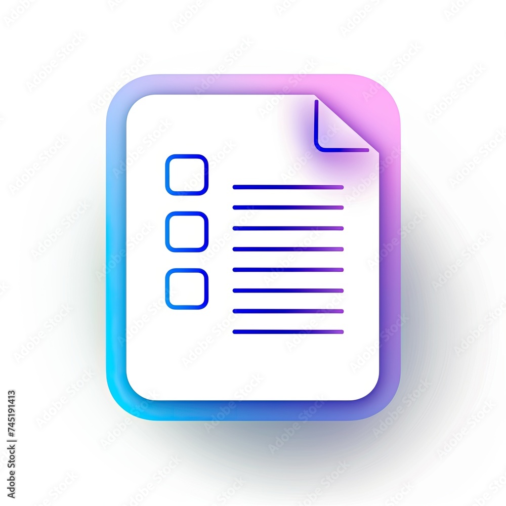 an icon of a Document Folder color gradation an icon of a Document Folder color gradation