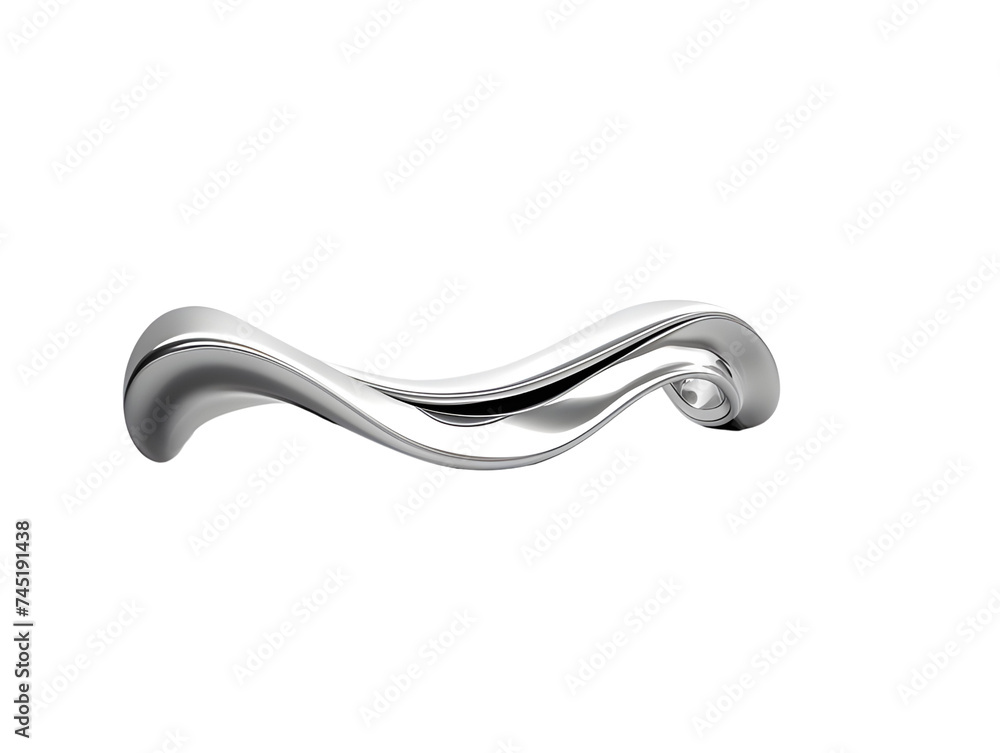 Chrome liquid metallic fluid shape isolated on white background. 3d rendering aluminum. Transparent background Chrome liquid metallic fluid shape isolated on white background. 3d rendering aluminum. Transparent background