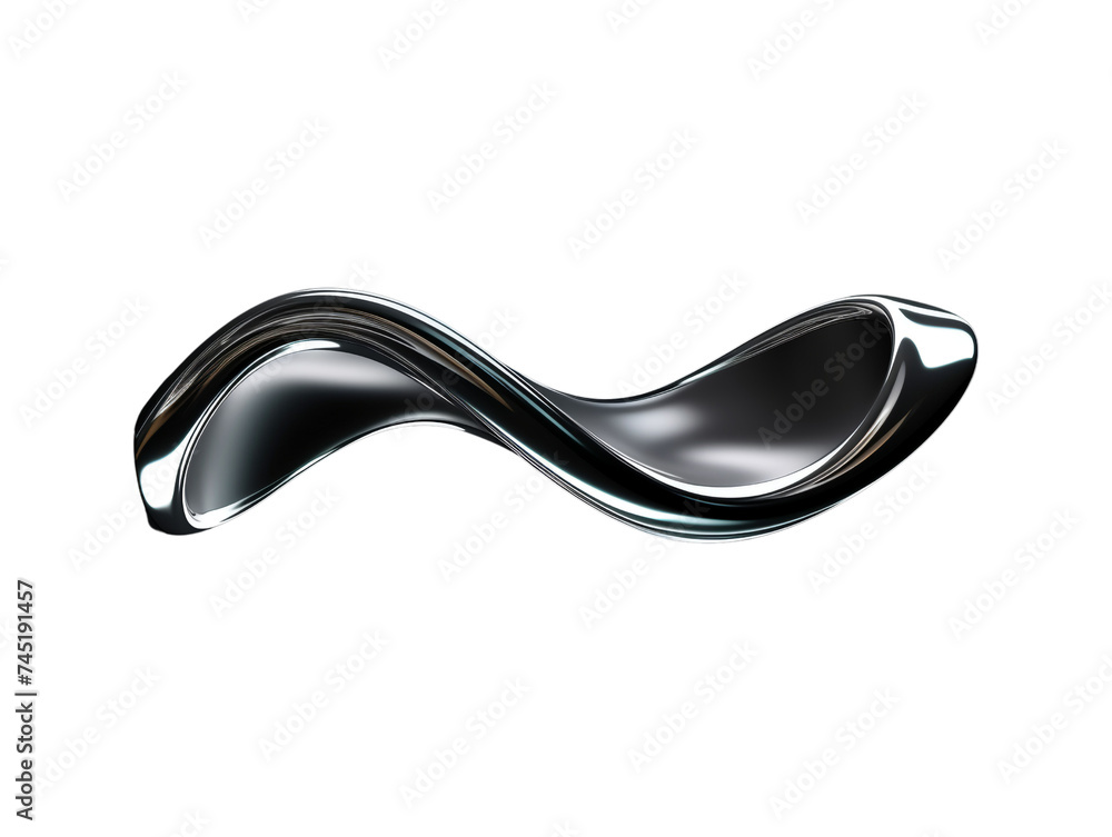 Chrome liquid metallic fluid shape isolated on white background. 3d rendering aluminum. Transparent background Chrome liquid metallic fluid shape isolated on white background. 3d rendering aluminum. Transparent background