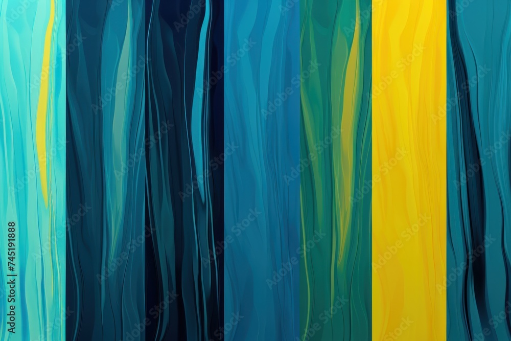 Abstract Cyan and Indigo backgrounds wallpapers, in the style of bold lines, dynamic colors
