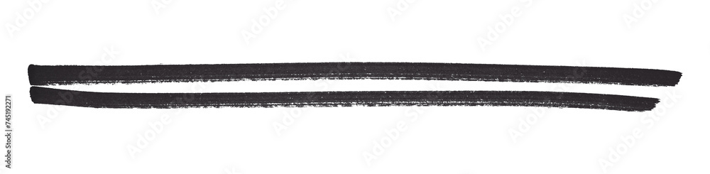Black stroke brush isolated on transparent background. Black stroke brush isolated on transparent background.