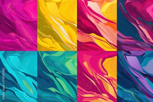 Abstract Magenta and Teal backgrounds wallpapers, in the style of bold lines, dynamic colors