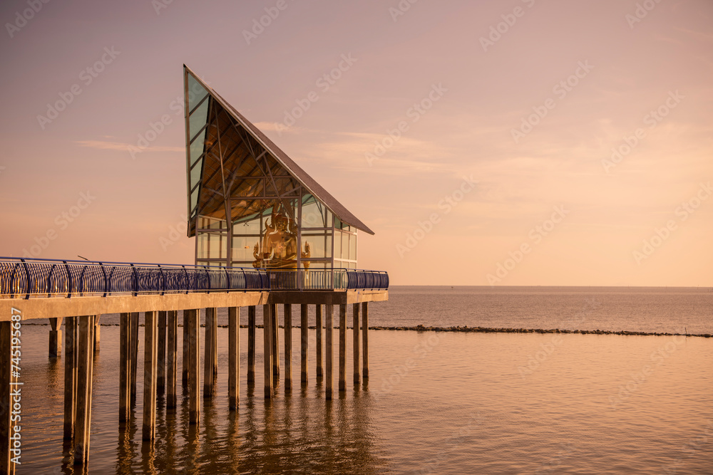 Fototapeta premium THAILAND CHACHOENGSAO WAT HONG THONG
