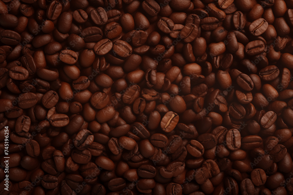 Coffee Beans Background for Design and Layout Coffee Beans Background for Design and Layout