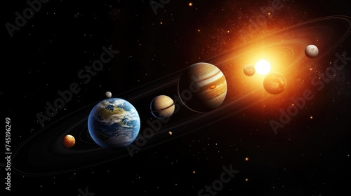 realistic solar system 