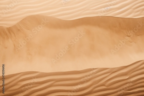 sand top view copy space