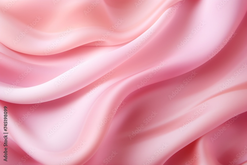 Fototapeta premium Detailed view of pink fabric, ideal for textile backgrounds