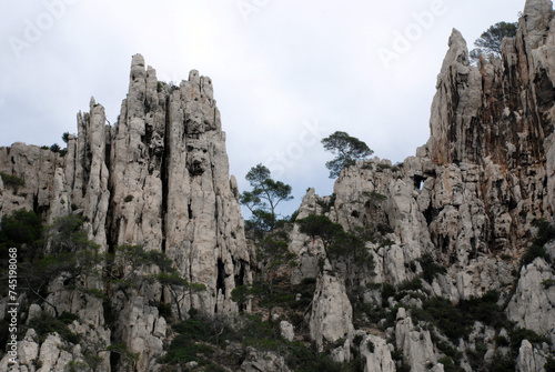 Calanques between Cassis and Marseille