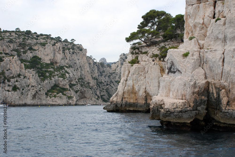 Calanques between Cassis and Marseille