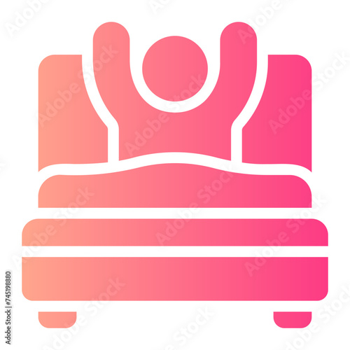 wake up gradient icon
