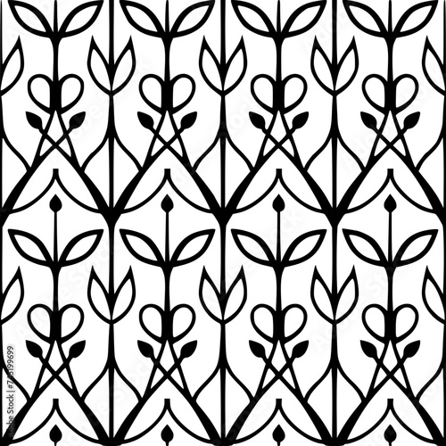 Seamless pattern, pattern, line art pattern, background, pattern, seamless, leaf, floral, vector, flower, decoration, plant, wallpaper, nature, design, illustration, ornament, art, branch, tree, textu