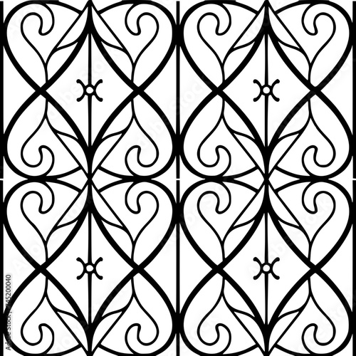 Seamless pattern, pattern, line art pattern, background, pattern, seamless, leaf, floral, vector, flower, decoration, plant, wallpaper, nature, design, illustration, ornament, art, branch, tree, textu