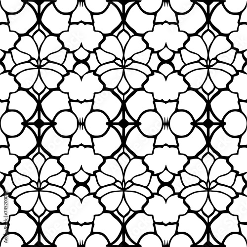 Seamless pattern, pattern, line art pattern, background, pattern, seamless, leaf, floral, vector, flower, decoration, plant, wallpaper, nature, design, illustration, ornament, art, branch, tree, textu