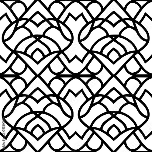 Seamless pattern, pattern, line art pattern, background, pattern, seamless, leaf, floral, vector, flower, decoration, plant, wallpaper, nature, design, illustration, ornament, art, branch, tree, textu