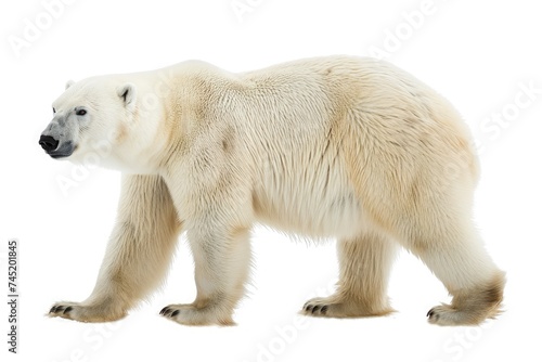 polar bear on a rock