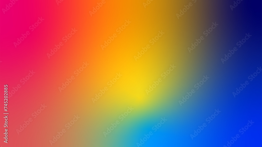 red yellow blue green abstract gradient color