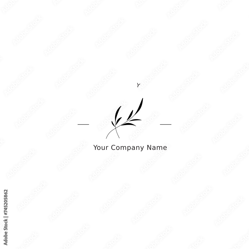 Botanical Herbal organic logo Botanical Herbal organic logo
