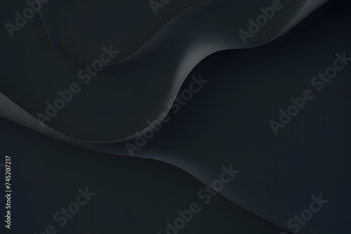 Abstract background with fluid gradient. 3d illustration of design black gray colorful 3d design inspired waves.
