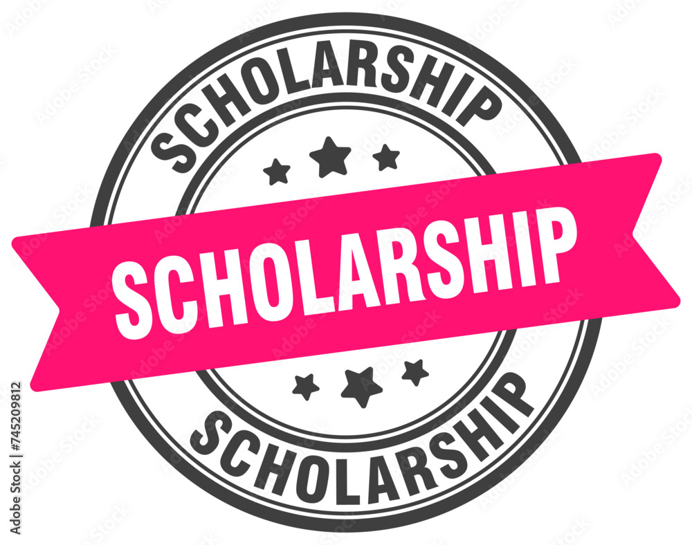 scholarship stamp. scholarship label on transparent background. round sign scholarship stamp. scholarship label on transparent background. round sign