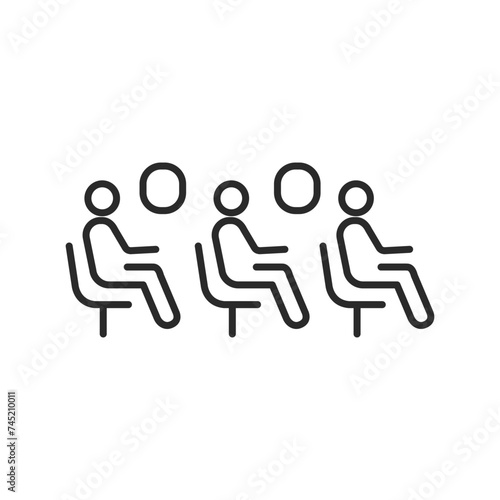 Plane seats icon
