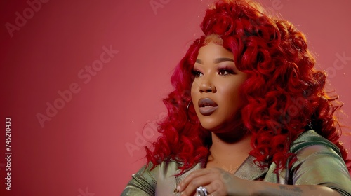 Red-Haired Beauty's Confessional Style on Reality TV