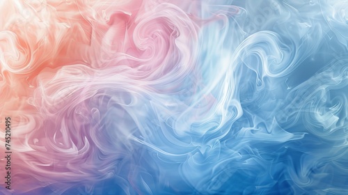 delicate swirling pastel colors, The texture appears light and airy, giving a sense of movement. 