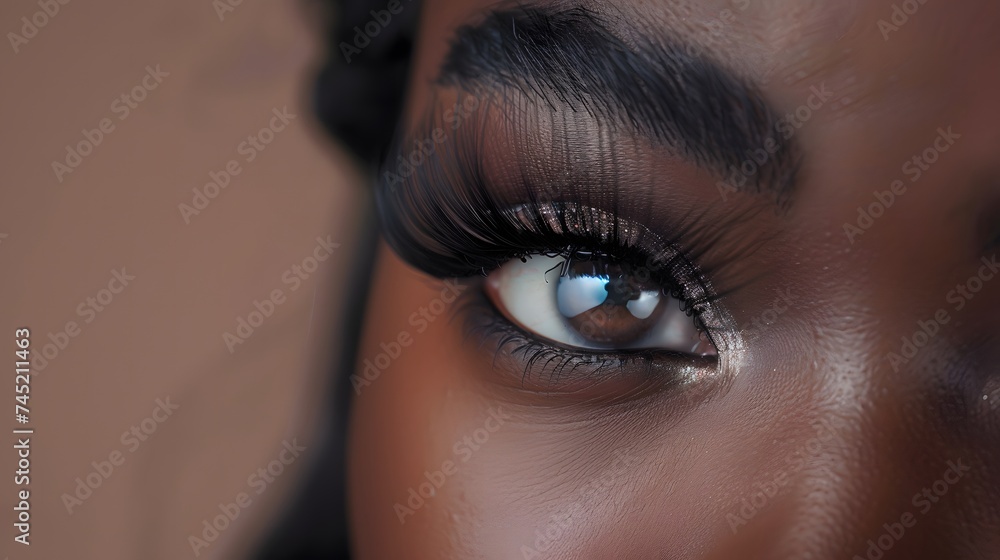 a black woman with perfect Skin, stunning Lashes, and Beautiful Eyes a black woman with perfect Skin, stunning Lashes, and Beautiful Eyes