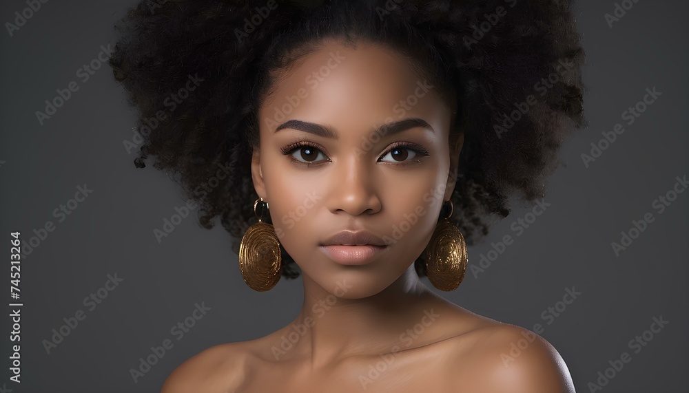 Portrait of a black woman Portrait of a black woman