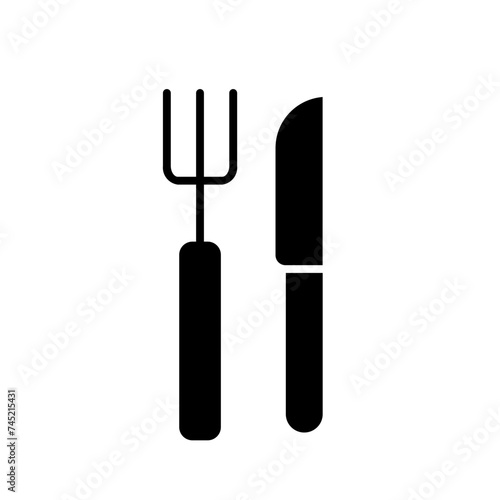 cutlery glyph icon