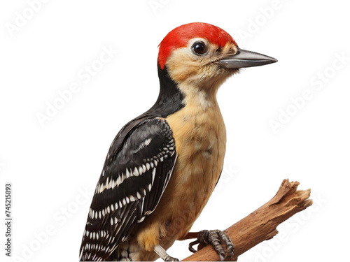 Woodpecker on transparent background