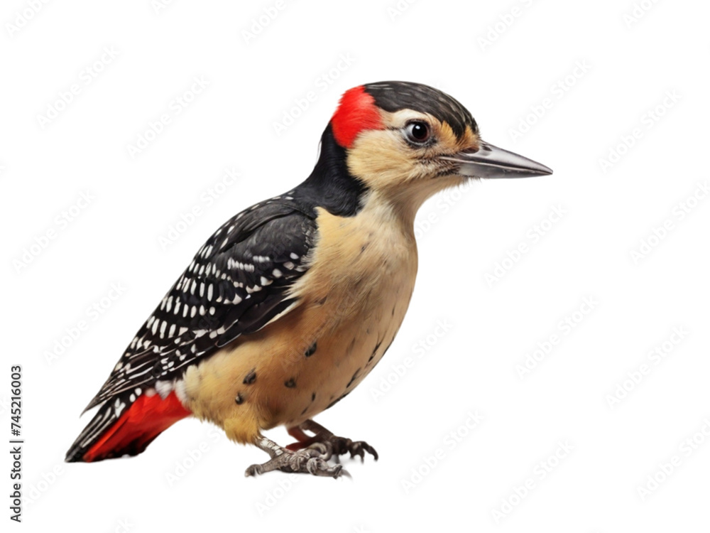 Woodpecker on transparent background Woodpecker on transparent background