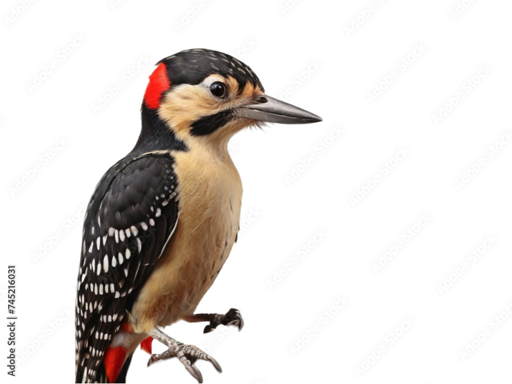 Obraz premium Woodpecker on transparent background