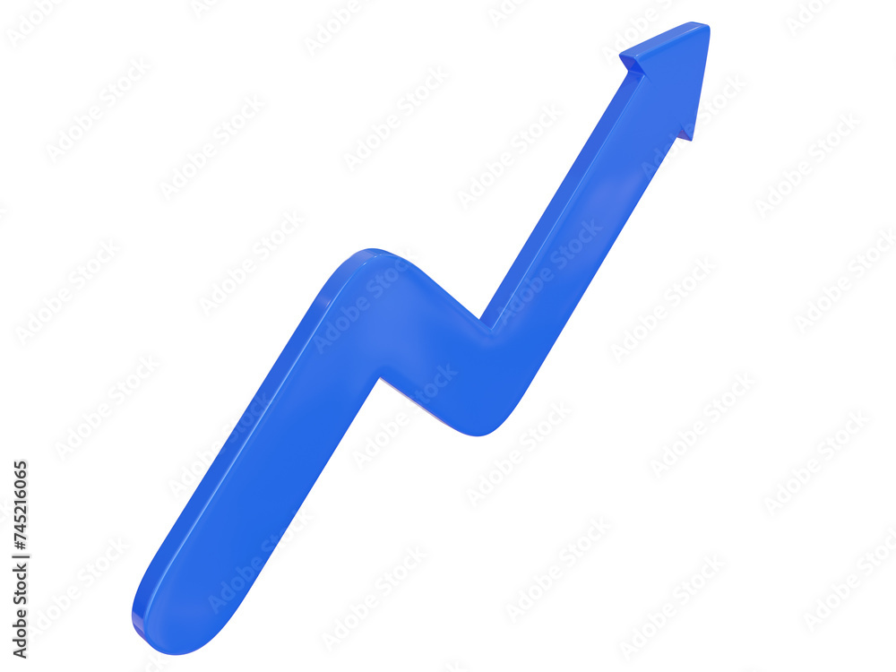 Blue arrow lightning. 3d render. Blue arrow lightning. 3d render.