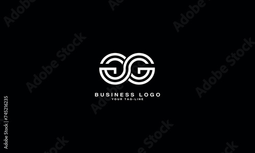 G, GG, Abstract Letters Logo Monogram