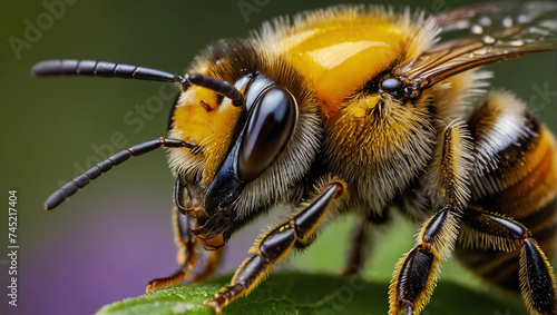Pszczółka w Świecie Makro - Nature's Busy Worker