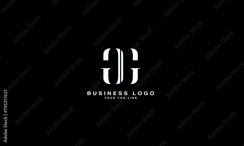 G, GG, Abstract Letters Logo Monogram G, GG, Abstract Letters Logo Monogram
