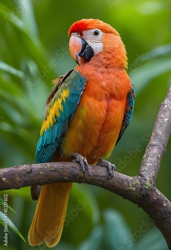 red and green macaw