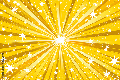 golden star burst