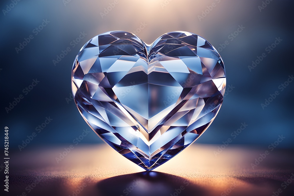 beautiful crystal glass heart beautiful crystal glass heart