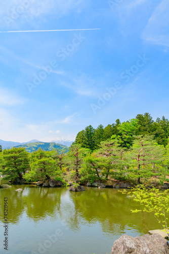 さわやかな新緑　福島 浄楽園
