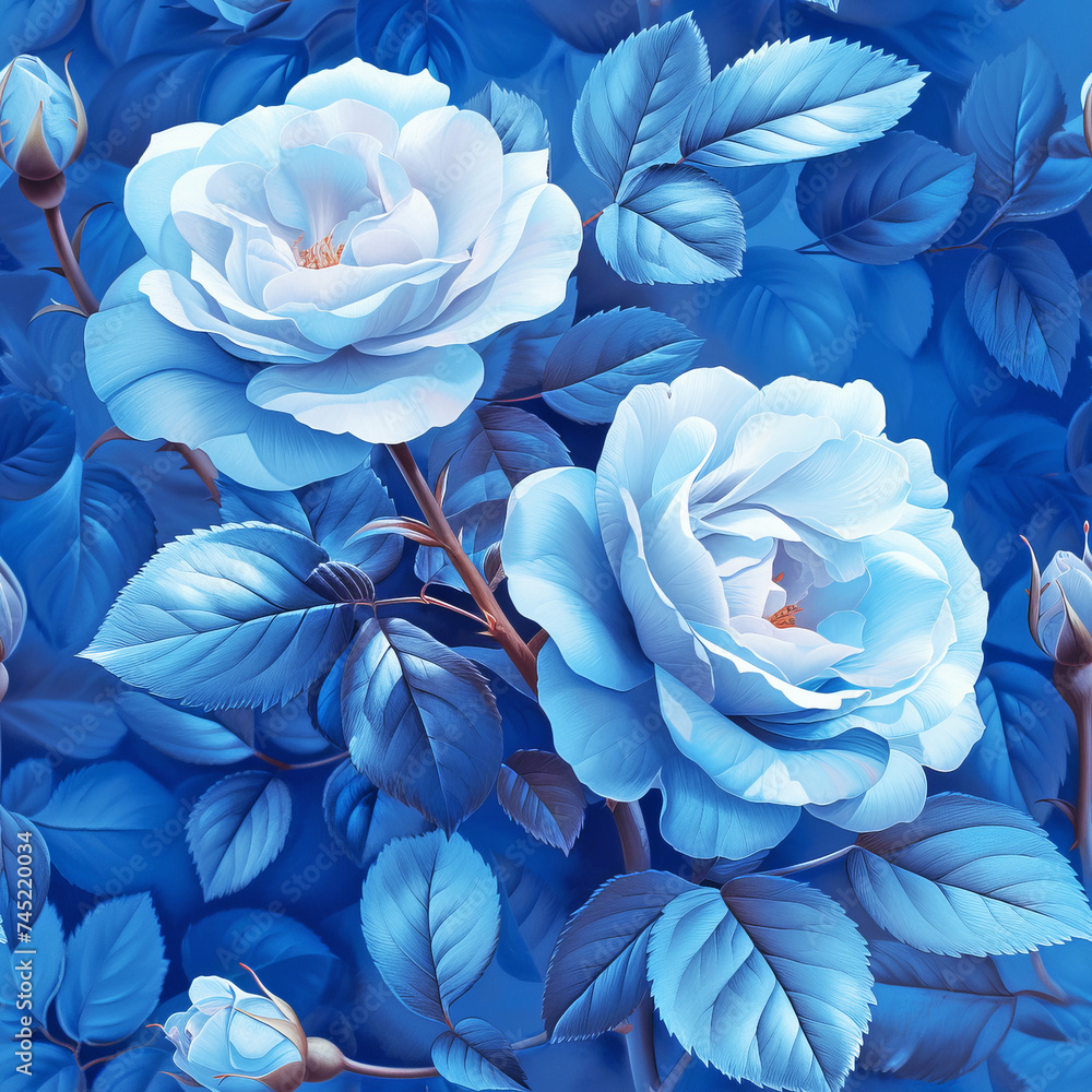 blue roses, rose flower ai generated blue roses, rose flower ai generated